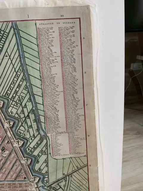 Nederland, Amsterdam; Mortier, Covens en Zoon - Nieuwe plattegrond der stad Amsterdam - 1801-1820