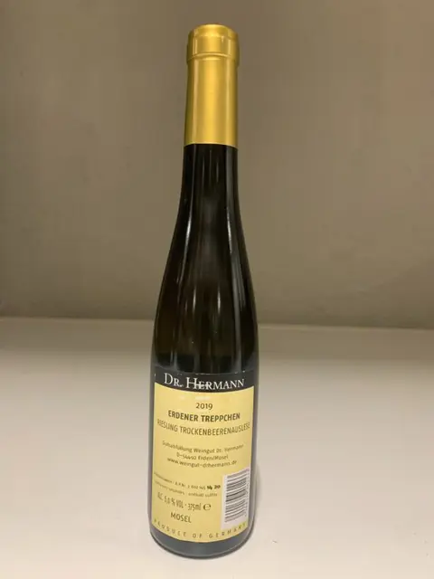 2019 Dr Hermann, Erdener Treppchen Riesling Trockenbeerenauslese - Moezel Mosel - Halve fles (0.375 L)