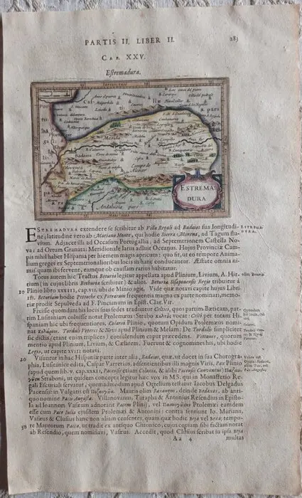 Spanje, Extremadura; Merula - Estremadura - 1621