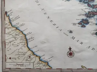 Europa, Croatia, Dalmatia, Bosnia and Herzegovina, Montenegro; T. Salmon - Carta geografica della Dalmazia - 1721-1750