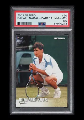 2003 Netpro - Rafael Nadal - Rookie #70 - PSA 8.5