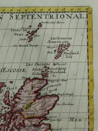 Verenigd Koninkrijk, England, Ireland, Scotland, Wales; N. Sanson - De Britanische Eilanden - 1701-1720