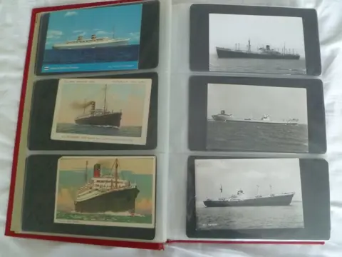 Nederland - Schepen - Ansichtkaartenalbum (Collectie van 222) - 1920-1985
