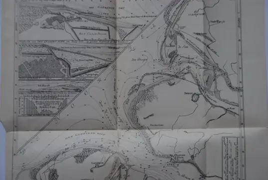 Nederland, Holland, Goedereede, Voorne, Hoek van Holland; N.N. - Het Eylandt West-Voorn of Goedereede met de Dieptens en Droogtens - 1881-1900