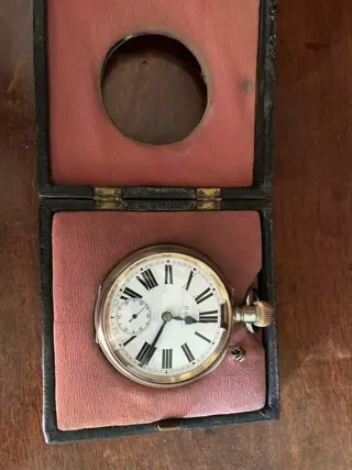 Tafelblad klok - Mappin & Webb, London - .915 zilver, Glas, Staal (roestvrij) - Eind 19e eeuw