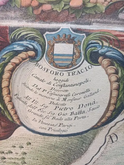 Turkije, Bosforo; Coronelli Vincenzo Maria - Bosforo Tracio Hoggidi Canale di Costantinopoli - 1697