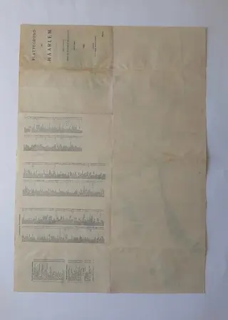 Nederland, Haarlem; Emrik & Binger - Plattegrond van Haarlem - 1921
