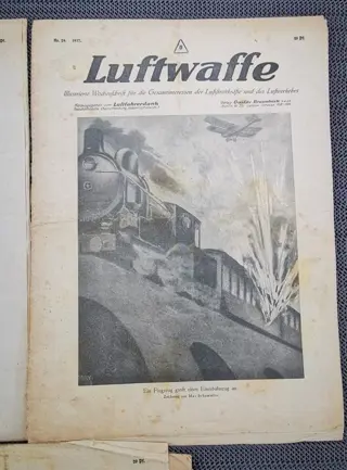 Duitsland - 5x Luftwaffe - Flieger-Ace, Geïllustreerde wekelijkse Luchtmacht Eerste Wereldoorlog - Boek - 1917