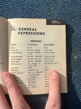 Verenigde Staten van Amerika - Official US Army Soldiers DUTCH Language Guide - Airborne - Ranger - Market Garden - Nijmegen - 1943