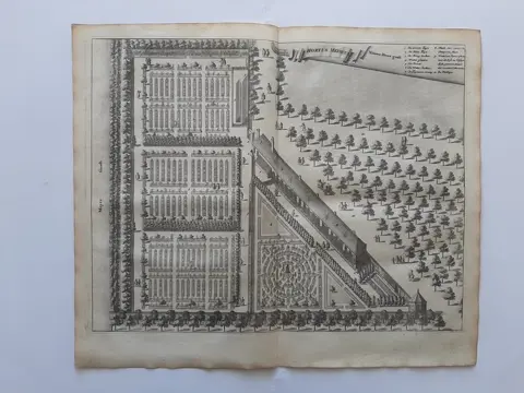 Nederland, Amsterdam (lot van vier); C. Commelin - 4 prenten - 1726