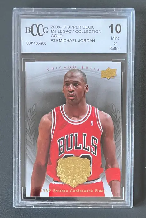 2009/10 Upper Deck MJ Legacy Collection Gold - Michael Jordan #39 - BCCG 10