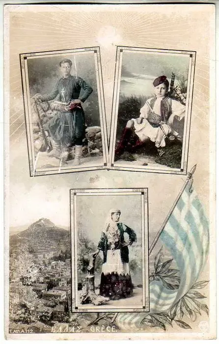 Griekenland - Etnologie (Etnische / Etnografische postkaarten), Folklore, Landschap, Religie x dansen - Ansichtkaarten (21) - 1916-1954