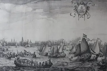 Nederland, Amsterdam; Salomon Savery - Medicea Hospes, sive descriptio publicae Gratulationis - 1621-1650