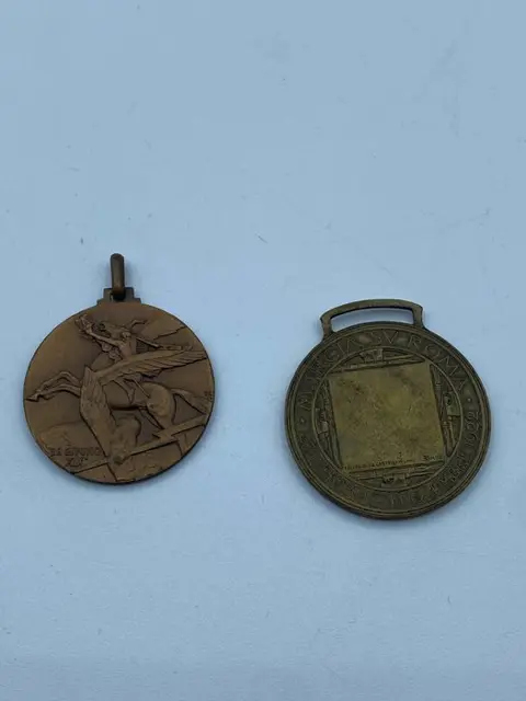 Italië - Zeldzame fascistische quadrunviro-medailles van de revolutie-luchtmaarschalk Italo Balbo, opmars - 1941