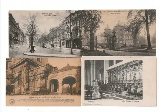 België - Stad en Landschap - Ansichtkaarten (Groep van 159) - 1910-1960
