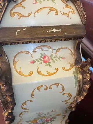 A.Boulle stijl tafelklok - Briar en verguld brons - Midden 20e eeuw