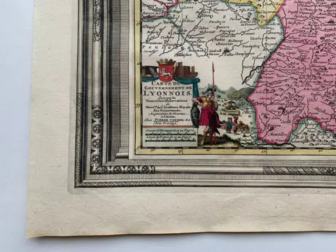 Frankrijk, Lyon; Pieter van der Aa - Carte du Gouvernement de Lyonnois - 1701-1720