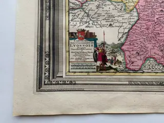 Frankrijk, Lyon; Pieter van der Aa - Carte du Gouvernement de Lyonnois - 1701-1720