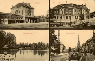Nederland - Leeuwarden - Ansichtkaarten (Collectie van 84) - 1900-1960