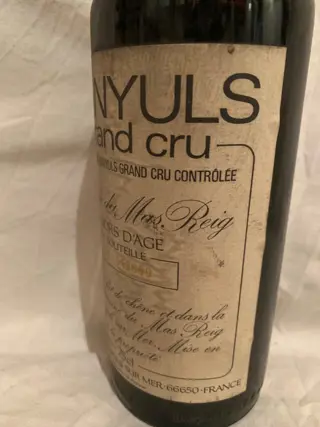 Banyuls Grand Cru "Cuvée du Mas Reig" Hors d'Age - Banyuls sue mer 1er Grand Cru Classé - Fles (0,75 liter)