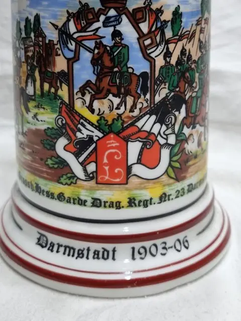 Duitsland - Leger/Infanterie - 2x reserve werper Hessen Darmstadt Garde Cavallerie (replica)