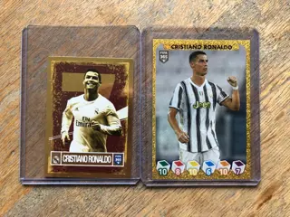 2010 to 2020 Panini, TOPPS Cristiano Ronaldo - Lot of 18 stickers/cards