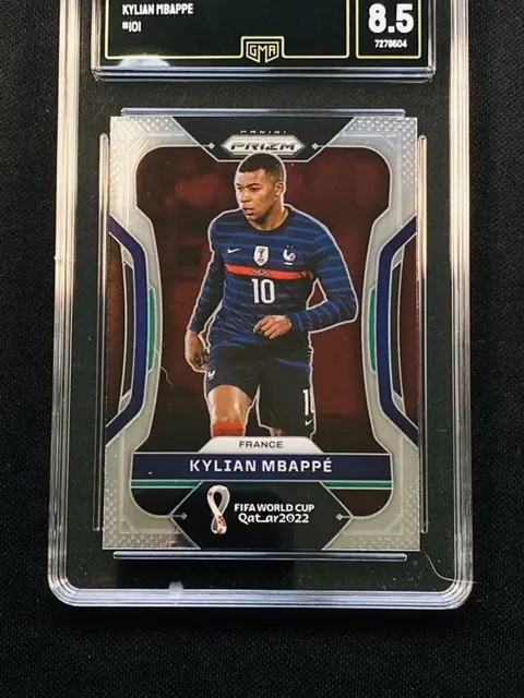 2022 Panini Prizm World Cup - Kylian Mbappé #101 - GMA 8.5