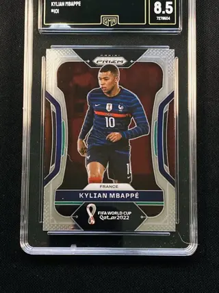 2022 Panini Prizm World Cup - Kylian Mbappé #101 - GMA 8.5