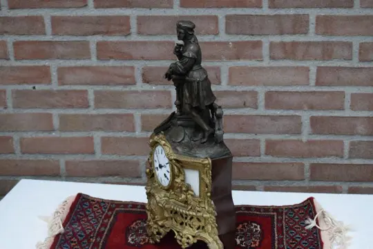 Romantiek gepatineerd/verguld zamak Frankrijk ca 1860 - zamk gepatineerd/verguld - Begin 19e eeuw