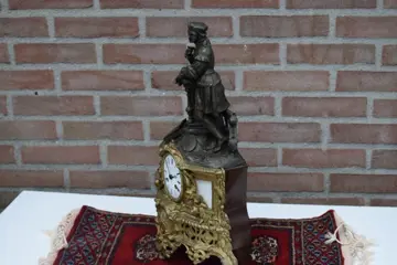 Romantiek gepatineerd/verguld zamak Frankrijk ca 1860 - zamk gepatineerd/verguld - Begin 19e eeuw