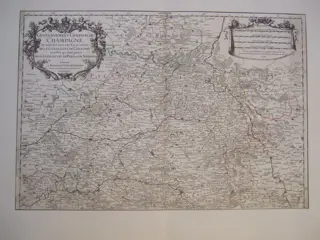 Frankrijk, Champagne, Rheims Chalons Soissons Retel Sens Troyes Langres Dijon; Jaillot - Gouvernement Generale de Champagne - 1717