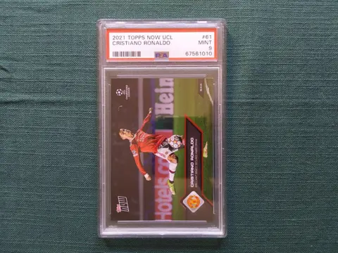 2021 TOPPS Now UCL - Cristiano Ronaldo #61 - PSA 9