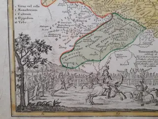 Duitsland, Saksen en Thüringen; Friedrich Zollmann/Homann Erben - Ducatus Saxoniae Superioris prout ipsius conditio fuit - 1721-1750