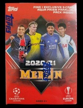 2020/21 TOPPS Merlin UEFA - Verzegelde doos - Tal van Rookies - Achtervolg de handtekening