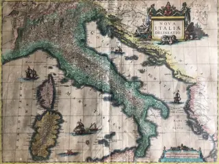 Italië; Hondius Jodocus - Nova Italiae Delineatio. - 1601-1620