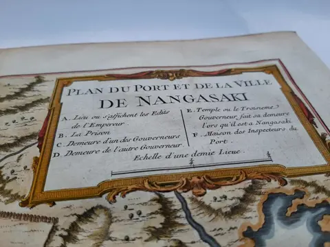 Japan, Nagasaki, Deshima; JN Bellin - Plan Du Port Et De La Ville De Nangasaki - ca 1760