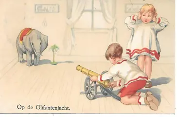 Fantasie - thema kinderen, illustratoren - Ansichtkaarten (Collectie van 82) - 1908-1961
