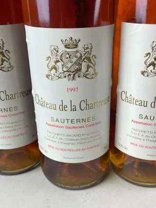 1997 Château de la Chartreuse (Château Saint Amand) - Sauternes - 6 Flessen (0.75 liter)