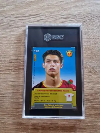 2004/05 Panini Mega Craques - Cristiano Ronaldo - 2nd year card (Original) #132 - SGC 4.5