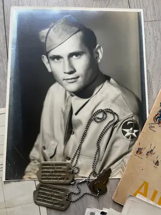 Verenigde Staten van Amerika - Amazing WW2 USA Medal Grouping - 819th Bomb Squadron, 30th Bombing Group - Dog Tags - Air Medal - Documents/Photo's - SAIPAN / IWO JIMA! - 1944