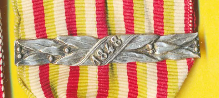 Italië - Risorgimento 1848 - Italiaanse onafhankelijkheidsmedaille / bij voltooiing