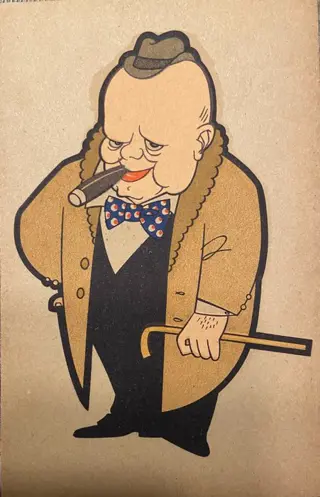 Militair, Politiek, WW2 - Churchill - Ansichtkaarten (3) - 1940