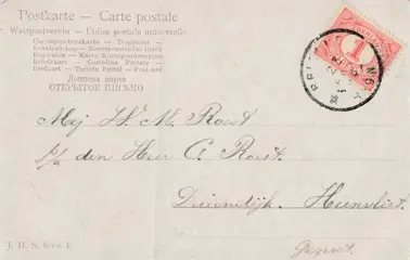 Fantasie, Schaatsen, (samen) op de Schaats - Ansichtkaarten (Groep van 20) - 1902