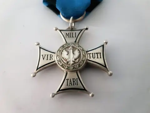 Polen - Leger/Infanterie - Medaille, Poolse militaire orde Virtuti Militari V-graad (Poolse Orde Wojenny Virtuti Militari,