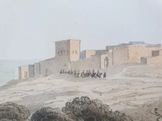 Heilige Land, Ain-Haud; Charles William Meredith van de Velde - Aid Haud (Village au pied du Carmel) - 1851-1860