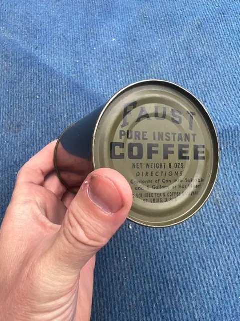 Verenigde Staten van Amerika - Beautiful US Army UNOPENED Faust Coffee K-Ration - Infantry - Airborne - Ranger - 1944