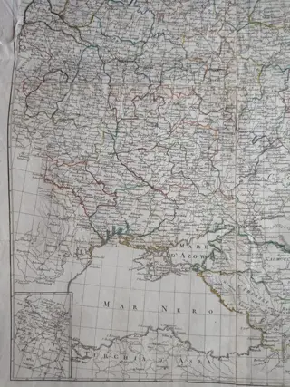 Rusland, Ukraine, Estonia, Latvia, Belarus, Black Sea; B. Borghi - L'impero Russo in Europa - 1817