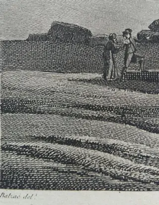 Egypte, Erment (Hermonthis). Vue du temple prise au nord-ouest.; Charles-Louis BALZAC - description of egypt Vol I - 1801-1820