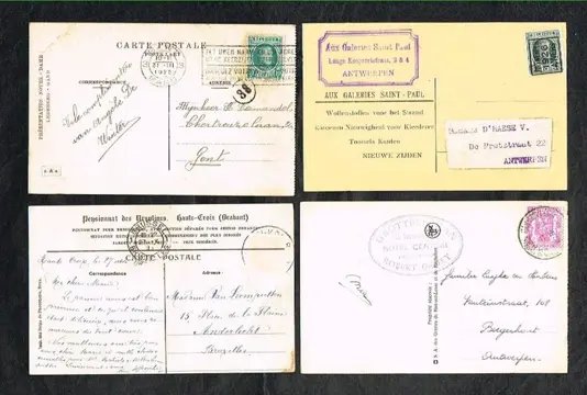 België - Reclame - Ansichtkaarten (Set van 160) - 1900