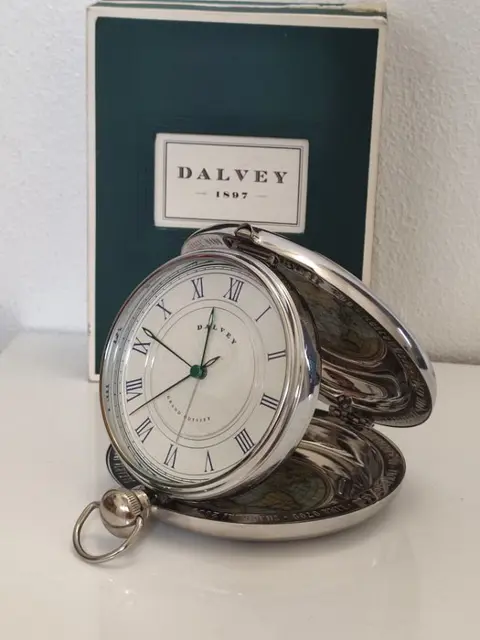 Tafelklok - Travel Dalvey " Grand Odyssey " Nieuw NOS - Glas, Staal - 21e eeuw